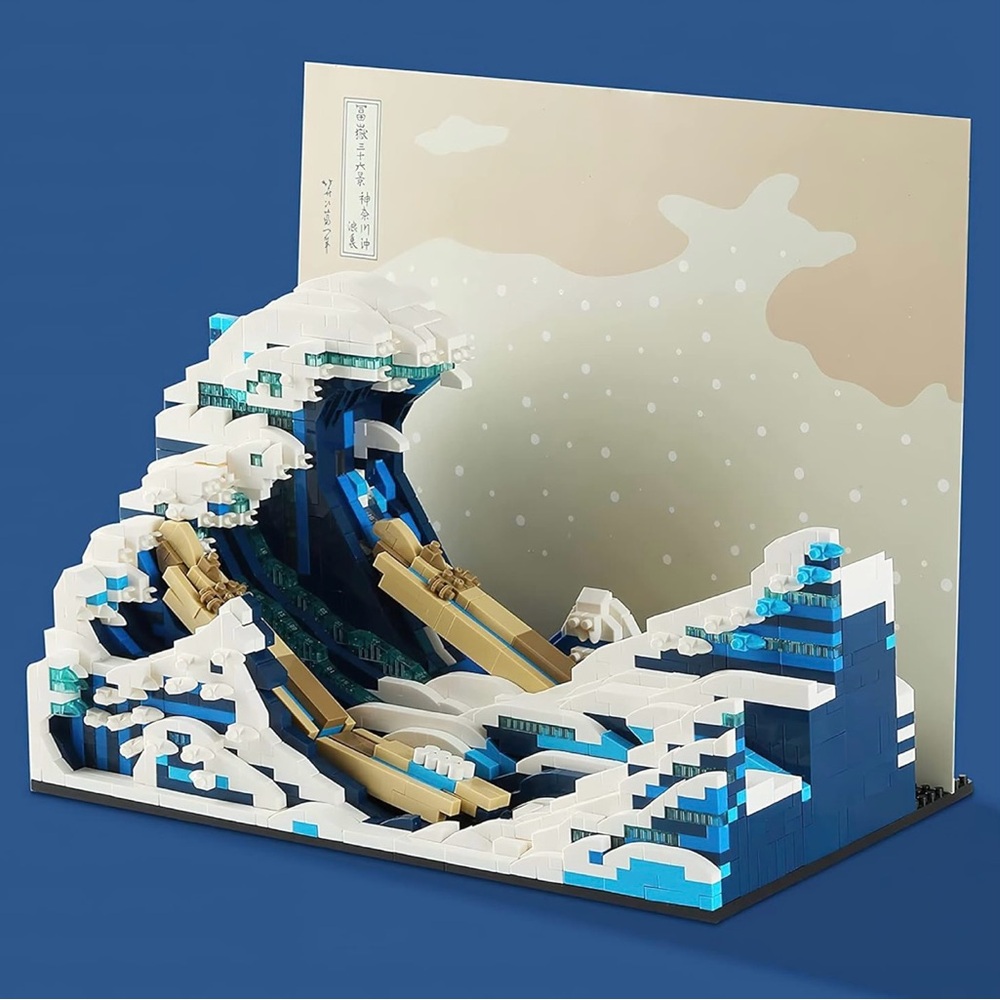 The Great Wave Micro building Block Set (LEGO inspired) - New in Box 2,296pieces